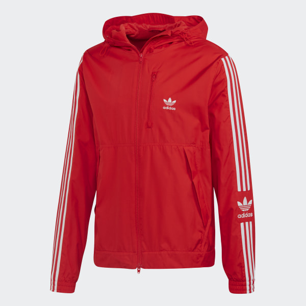 red adidas coat