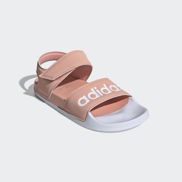 rose gold adidas sandals