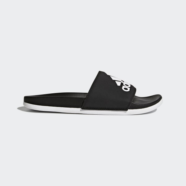 Adilette Cloudfoam Plus Logo Slides Black CG3427