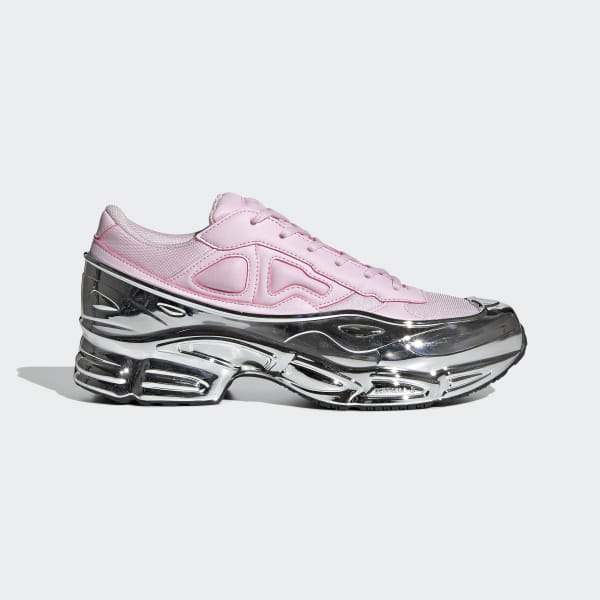 pink and silver adidas