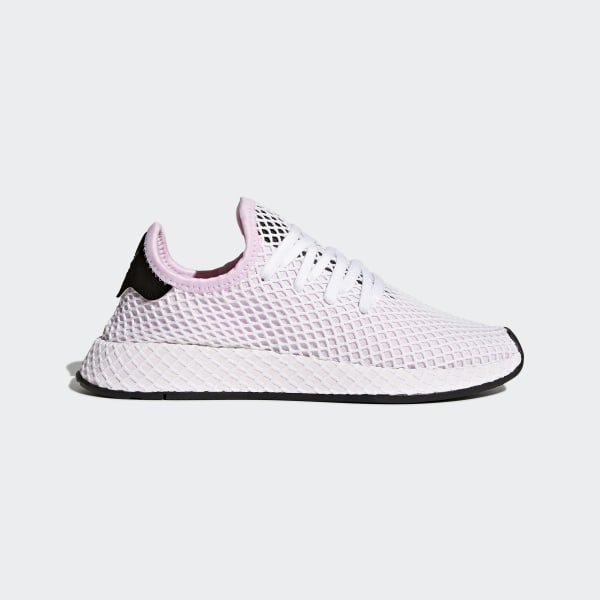 deerupt adidas rosa e bianche