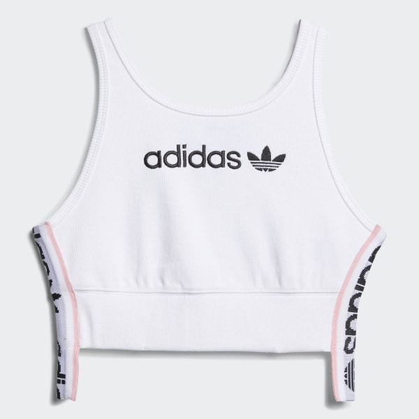 adidas shell cropped tank top