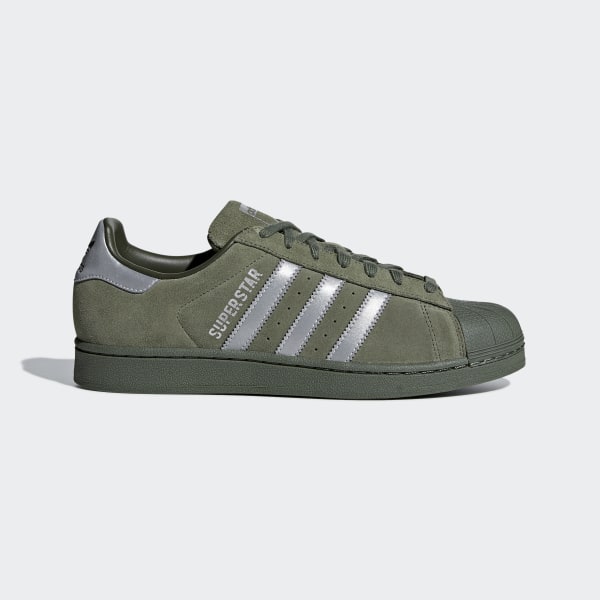 olive green adidas shell toes