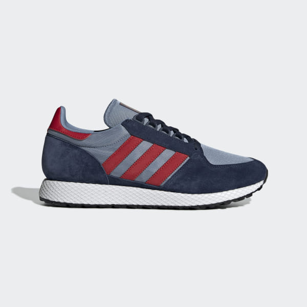 adidas forest grove herren blau