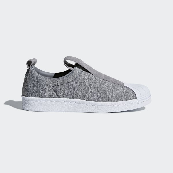 adidas slip on feminino cinza