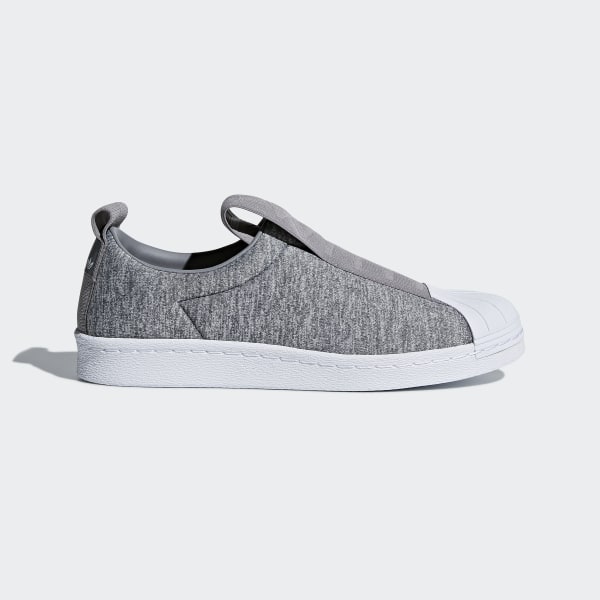 adidas superstar slip on cinza