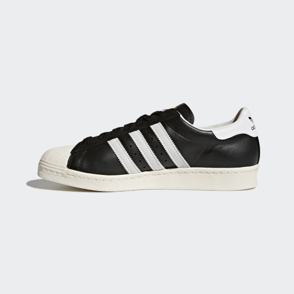 Herren Adidas Superstar 80s Schuhe BZ0144 WeißSchwarz Herren Adidas Superstar 80s Schuhe BZ0144 WeißSchwarz