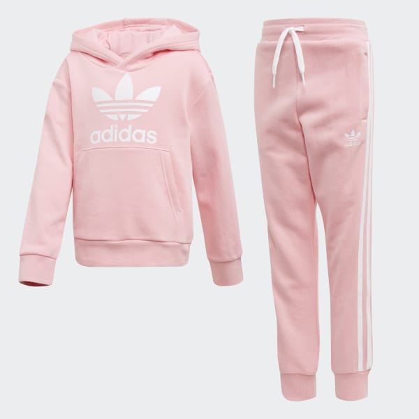 adidas Trefoil Hoodie Set Pink | adidas Switzerland adidas Trefoil Hoodie Set Pink | adidas Switzerland