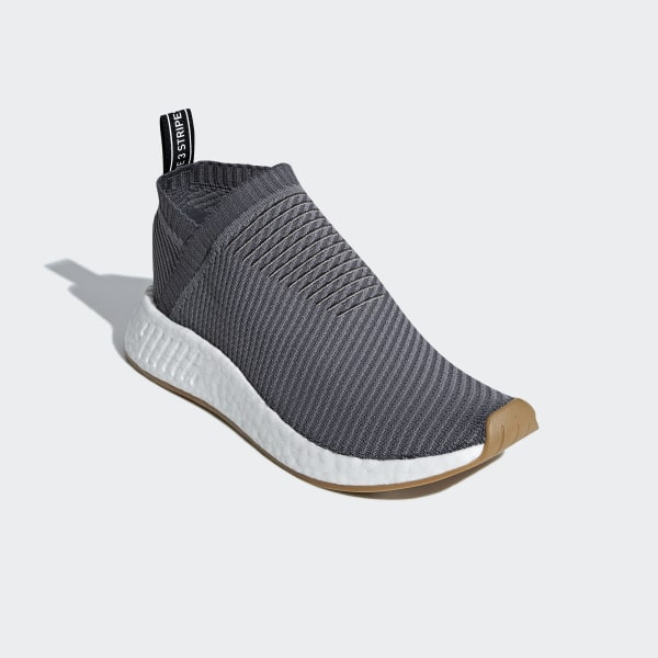 NMD_CS2 Primeknit Shoes Grey Four / Grey / Gum D96742