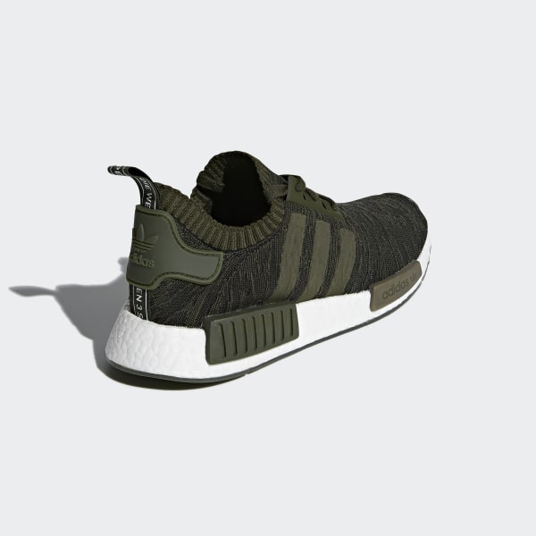 Adidas NMD_R1 Primeknit Men's Shoes Night CargoHi Res Green Adidas NMD_R1 Primeknit Men's Shoes Night CargoHi Res Green
