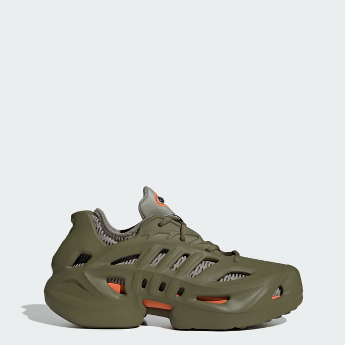 Adidas shoes with green hot sale back