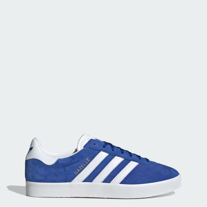 Adidas gazelle blue with red stripes store