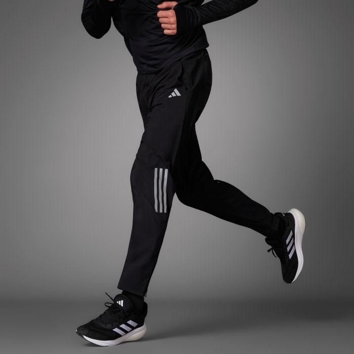 Mens black adidas sweatpants discount