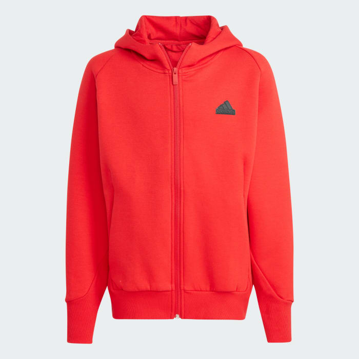 Adidas girly zip hotsell hoodie