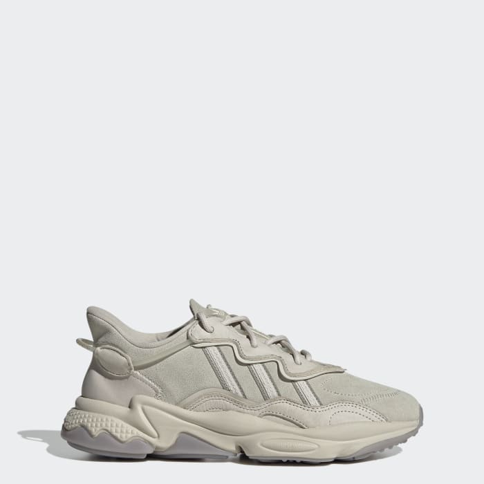 White ozweego sneakers on sale