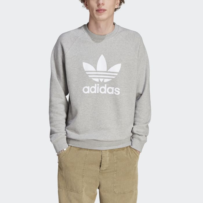 Adidas crew deals sweatshirt mens