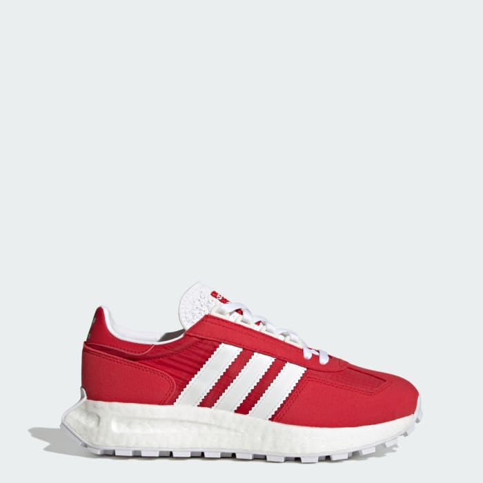 Red adidas sales womens tennis shoes