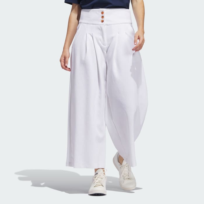 White tapered joggers hotsell