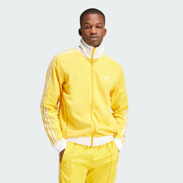 Adidas originals yellow tracksuit on sale