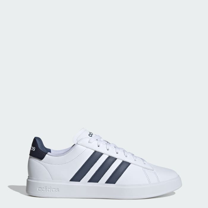 Adidas mens store all white shoes
