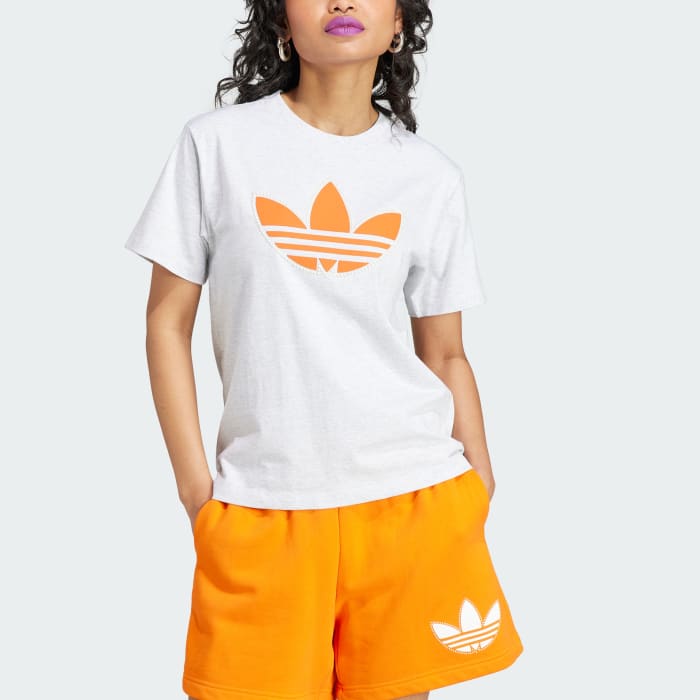Grey adidas originals t online shirt