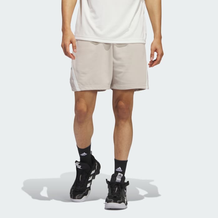 White adidas basketball shorts online