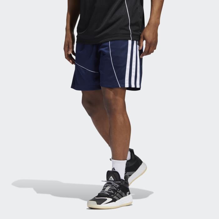 Adidas blue sale basketball shorts