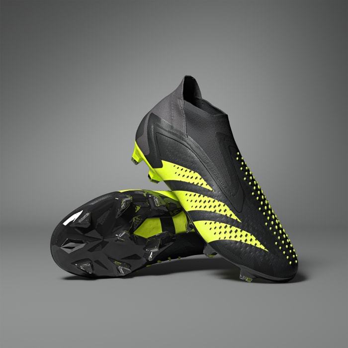 Adidas black and white football boots discount