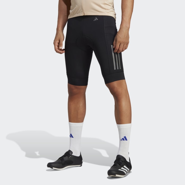 Red adidas shop biker shorts
