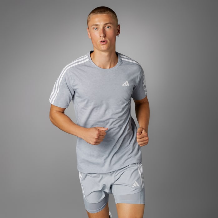 Grey adidas t shirt hot sale mens