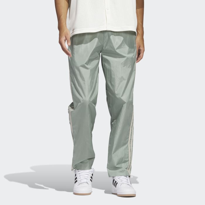 Mens green adidas track pants discount