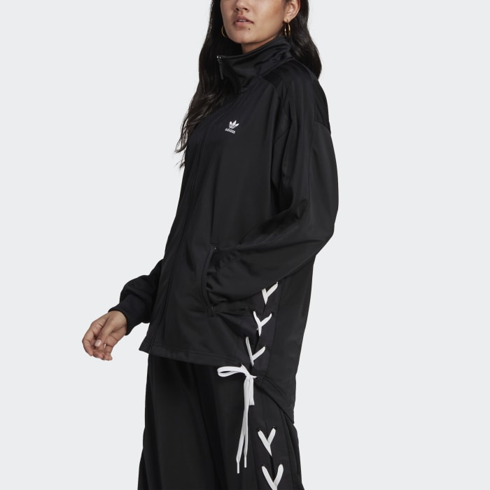 Adidas black track suit outlet