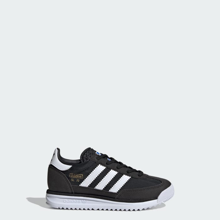 Adidas black trainers kids hot sale