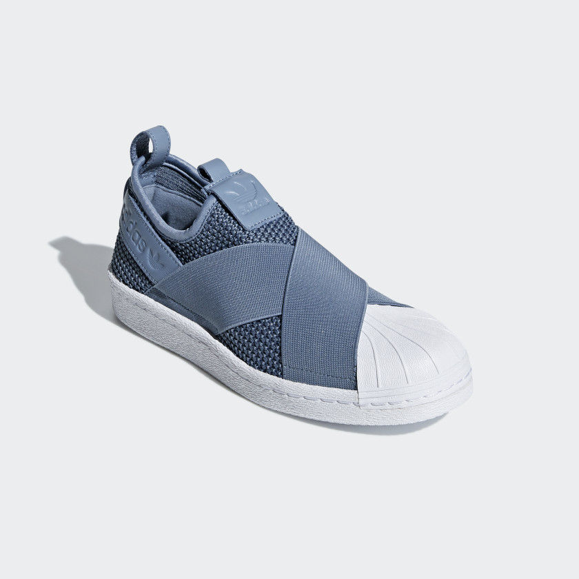 adidas Superstar Slip-on Shoes - Blue | adidas US
