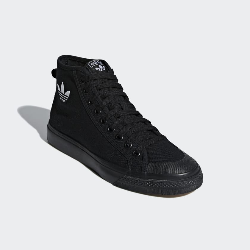 adidas Nizza High Top Shoes - Black | adidas US Nizza High Top Shoes