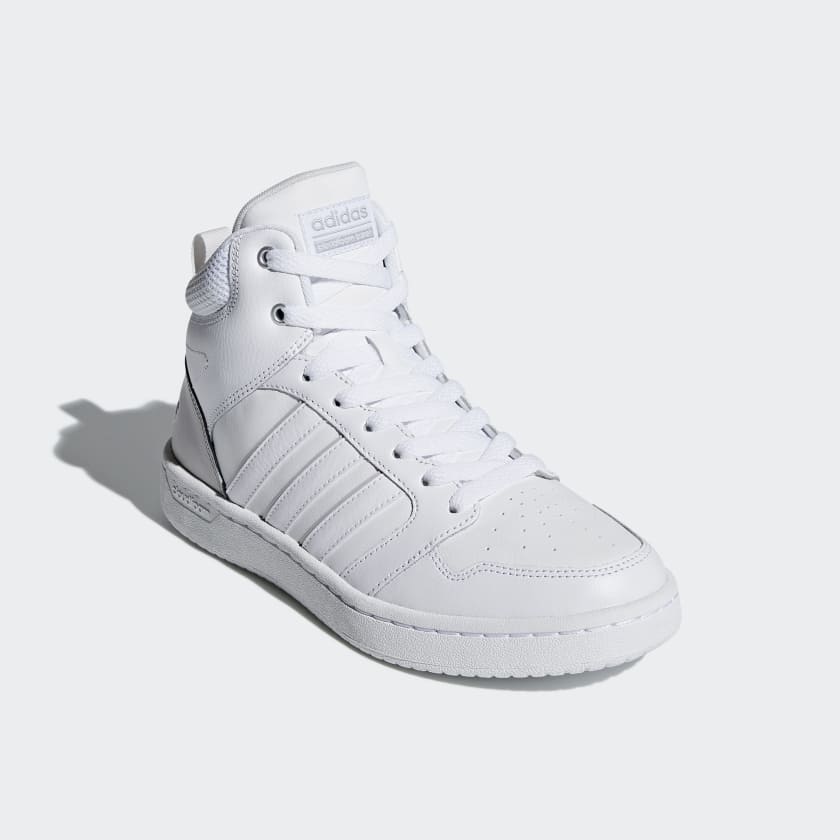 adidas cloudfoam super hoops mid sneakers wit dames adidas cloudfoam super hoops mid sneakers wit dames