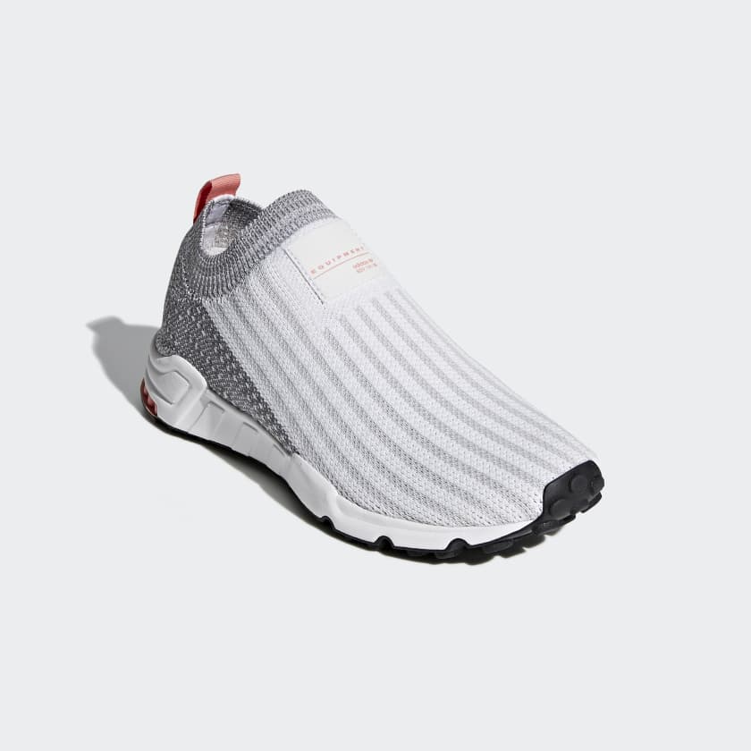 eqt support strisce argento