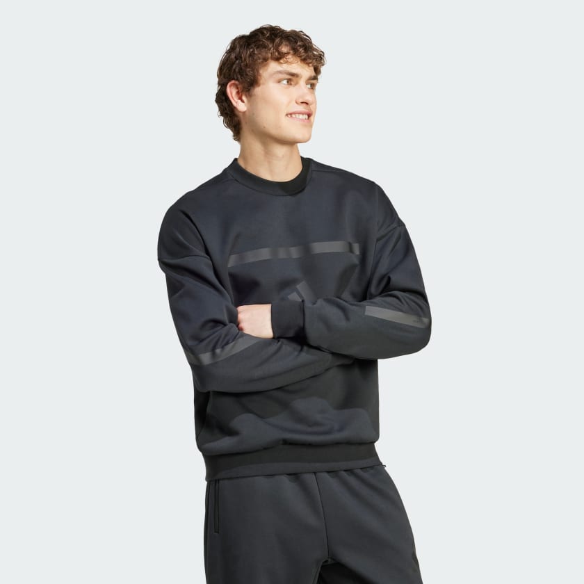 как выглядит adidas men New adidas Z.N.E. Sweatshirt фото