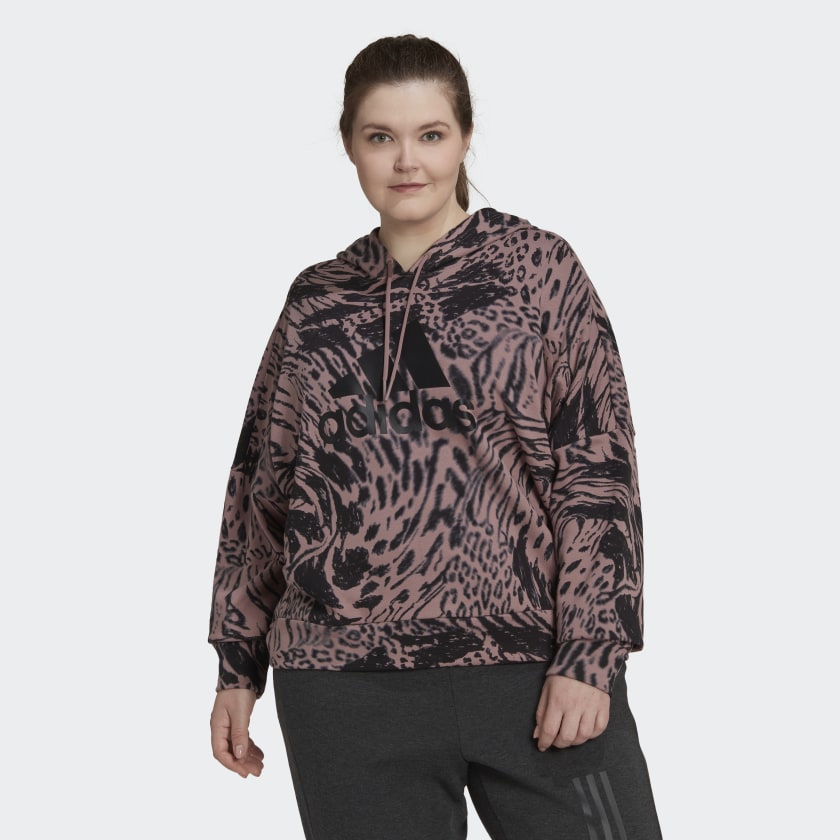 Future Icons Animal Print Hoodie Plus Size eBay