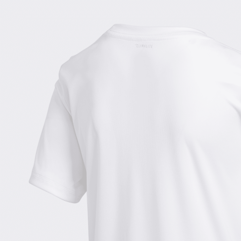 как выглядит adidas kids Climalite Badge of Sport Tee фото