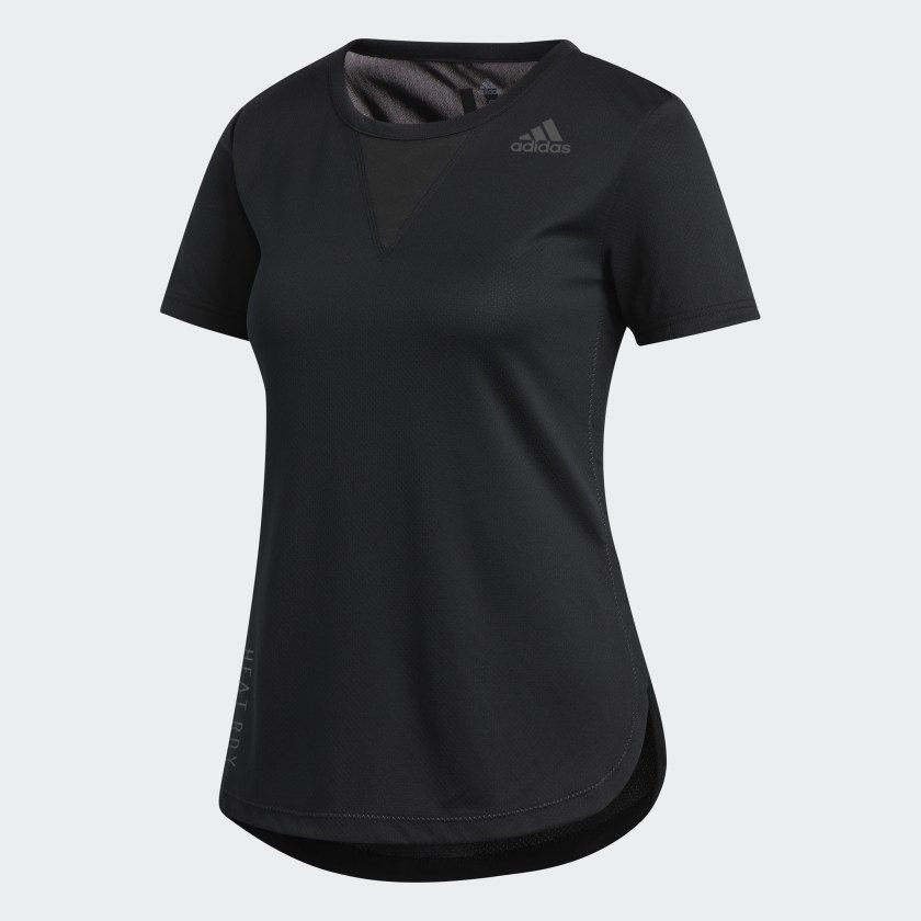 Adidas Training 3 Stripes Tee Heat Rdy Women S Ebay