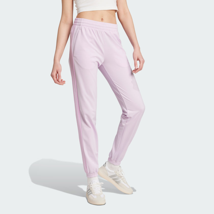 как выглядит adidas women Tricot 3-Stripes Track Pants фото