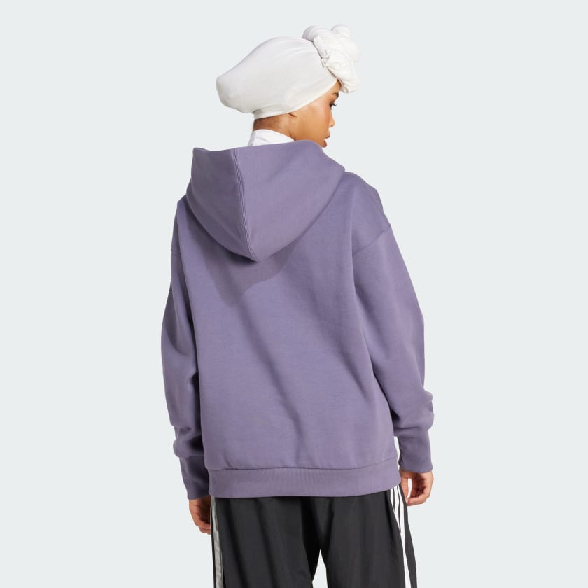 как выглядит adidas women ALL SZN Fleece Loose Hoodie фото