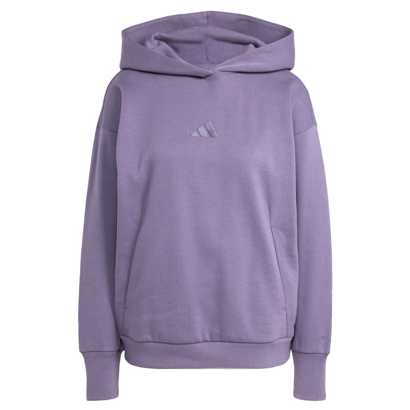 как выглядит adidas women ALL SZN Fleece Loose Hoodie фото