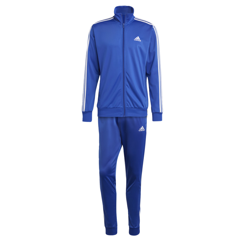 adidas men Basic 3-Stripes Tricot Track Suit