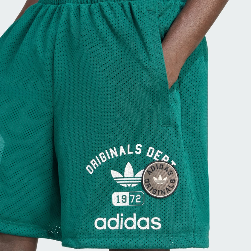 как выглядит adidas men adidas Originals Dept. Graphic Mesh Short фото