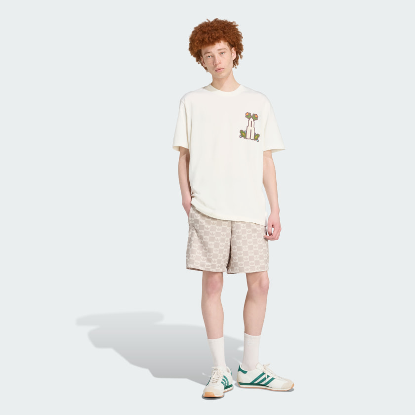 adidas men Monogram Regular Mesh Shorts