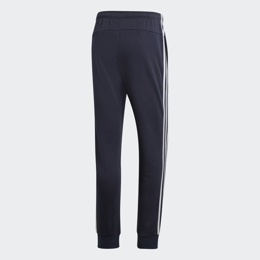essential 3 stripes tapered cuffed pants