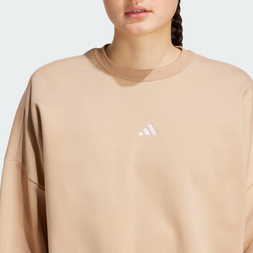 adidas women Essentials Small Logo Feelcozy Sweatshirt - Picture 45 of 47