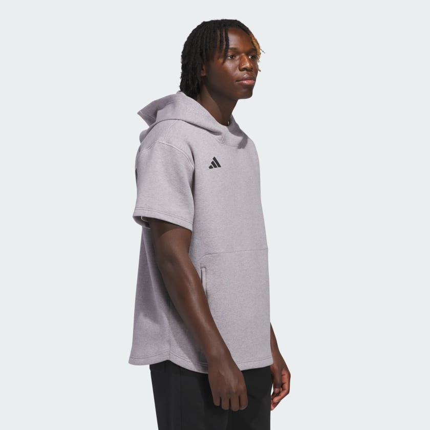 как выглядит adidas men Dugout Short Sleeve Hoodie Gender Neutral фото